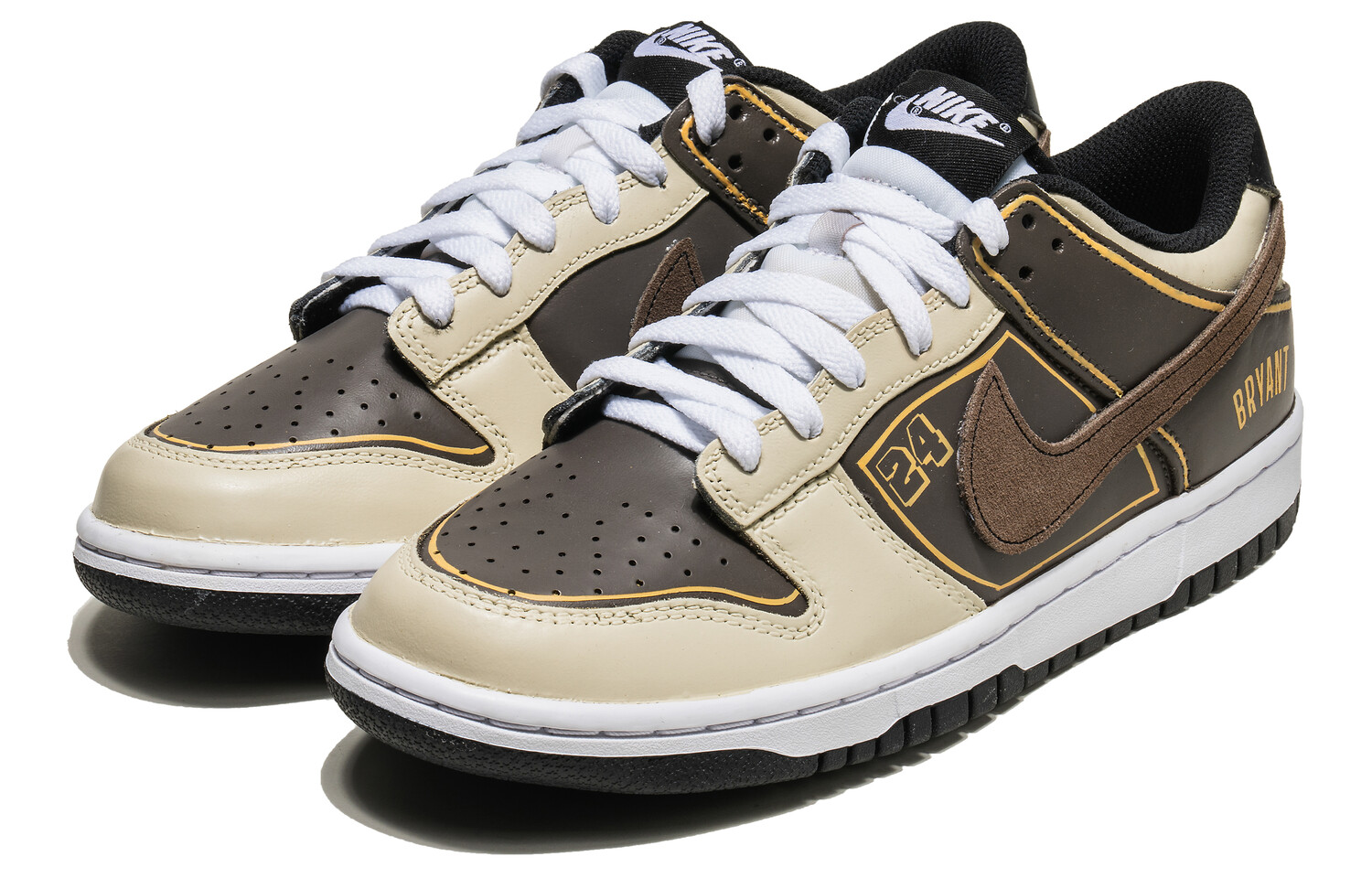 

Кроссовки Nike Dunk Skateboarding Shoes Women's Low-top Brown, коричневый