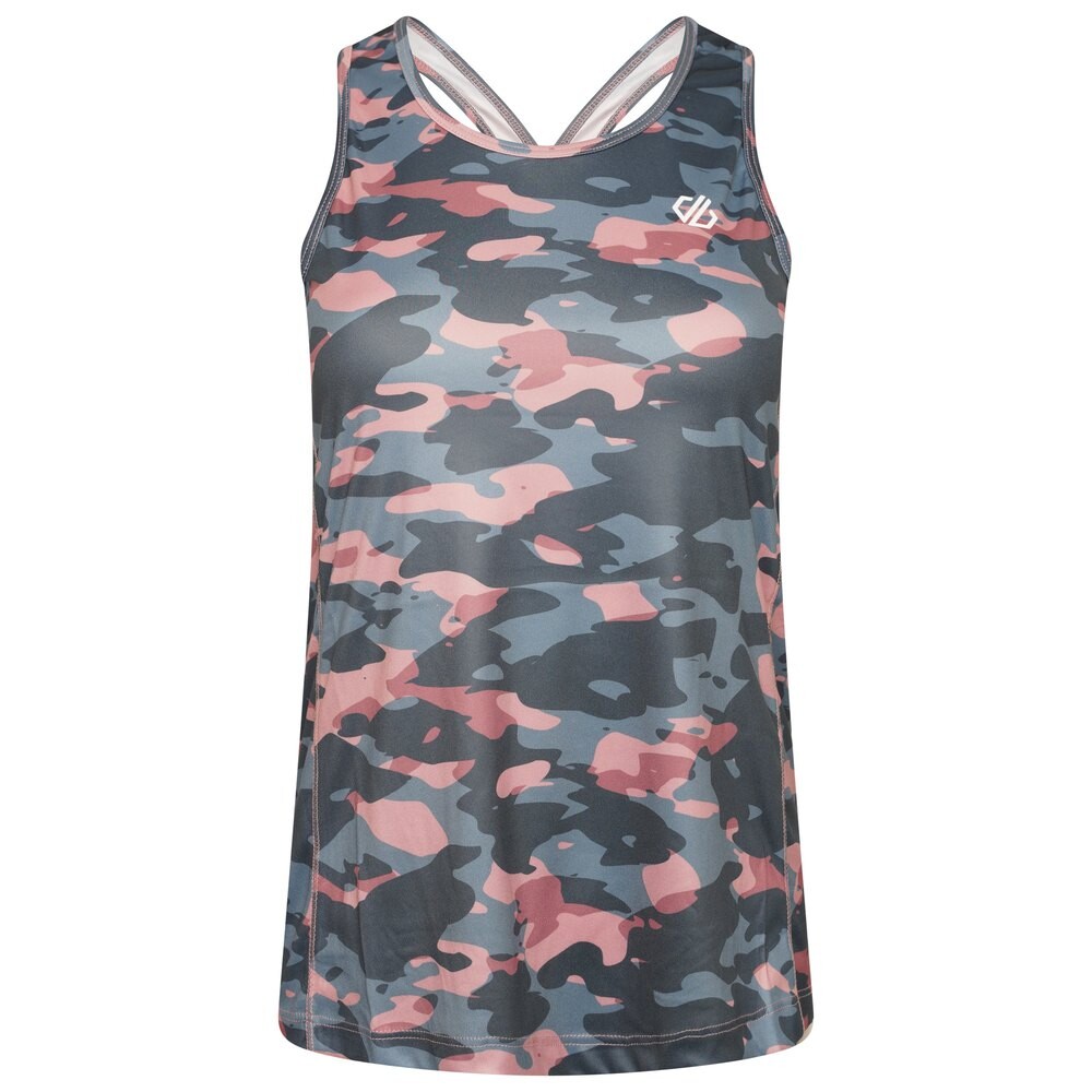 

Футболка без рукавов Dare2B Ardency II Camo Recycled, розовый