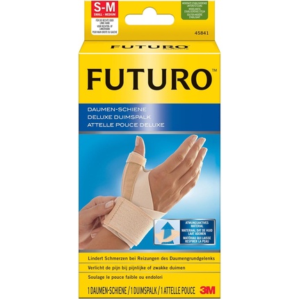 Шина для поддержки большого пальца Futuro Classic для обеих рук гибкая скоба для поддержки большого пальца запястья дышащая защита для большого пальца при артрите подходит для правой и левой руки