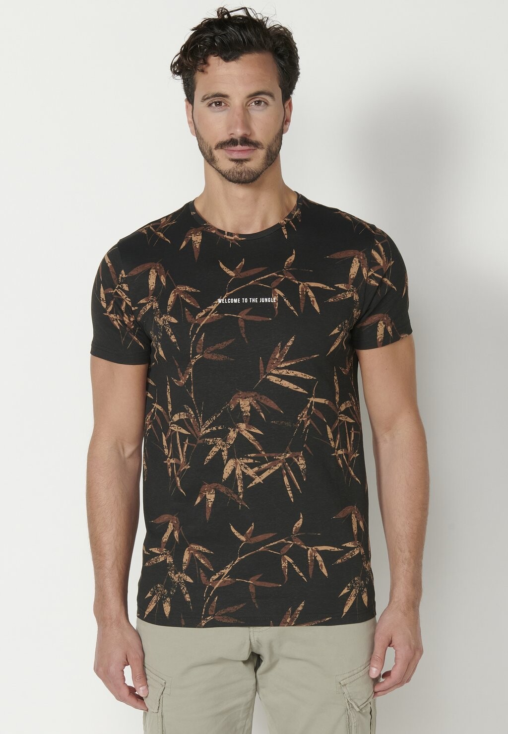 

Футболка с принтом SHORT SLEEVE Koroshi, черный