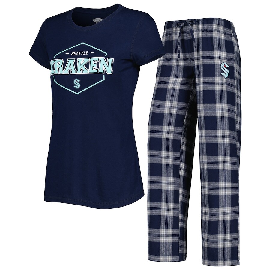 

Пижамный комплект Concepts Sport Seattle Kraken, синий