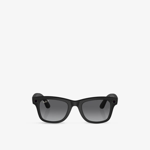 

Солнцезащитные очки Ray-Ban Meta RW4006 Wayfarer из ацетата Ray-Ban, черный