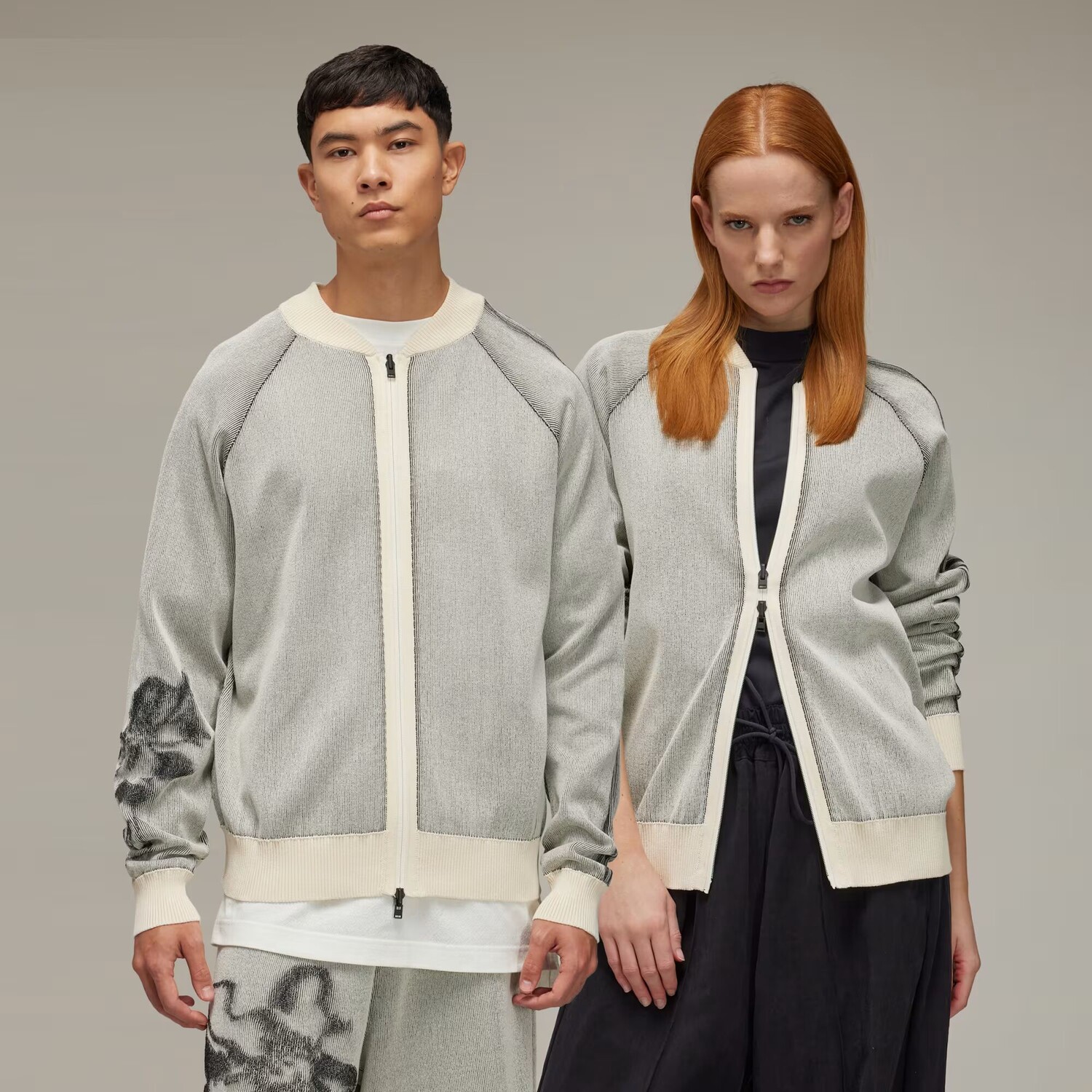 

Вязаный кардиган с графическим рисунком Y-3 Adidas