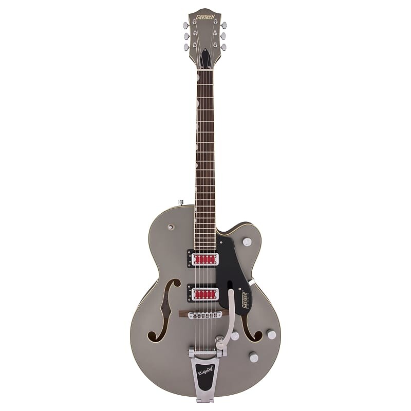 

Электрогитара Gretsch G5410T Electromatic "Rat Rod" Hollow Body Electric Guitar w/ Bigsby - Matte Phantom Metallic