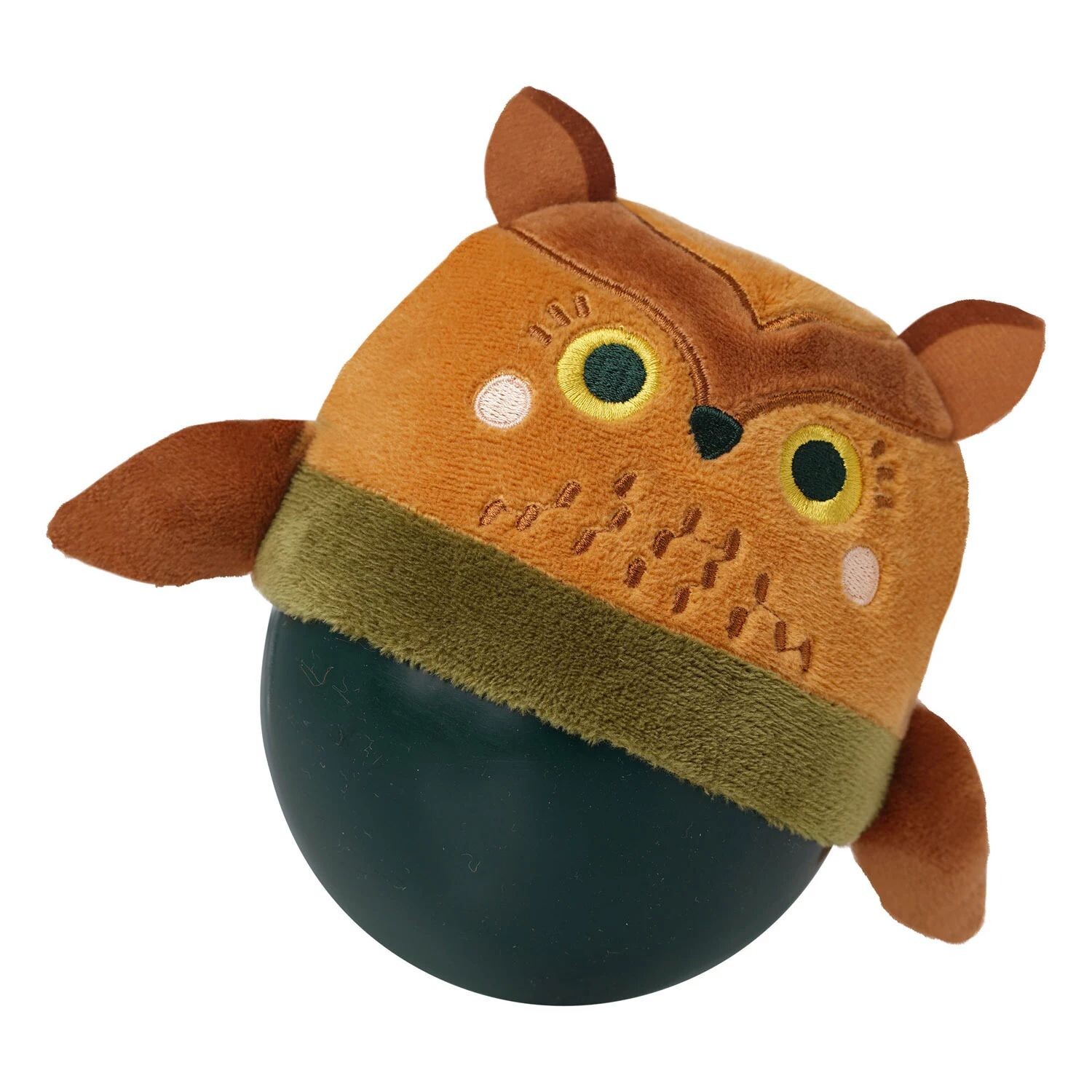 

Манхэттенская игрушка Wobbly Bobbly Owl Мягкая силиконовая качающаяся игрушка-шар Manhattan Toy