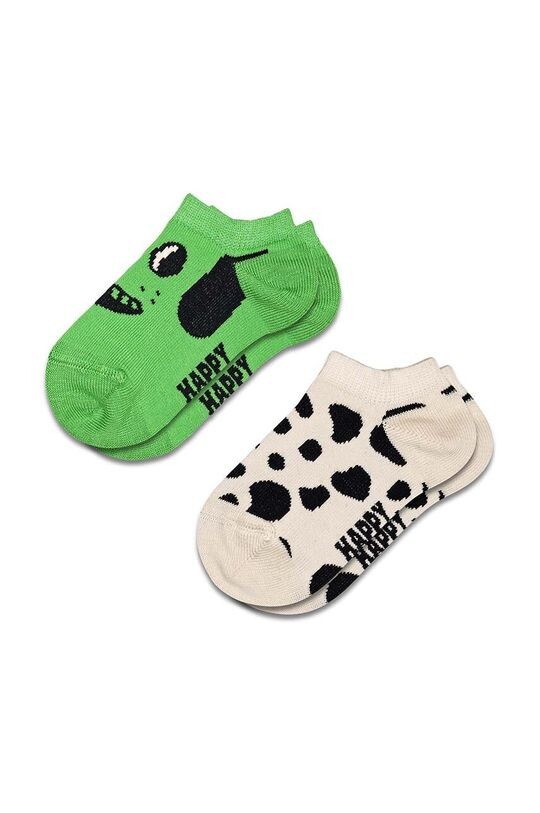 

Happy Socks Детские низкие носки для собак, 2 пары, зеленый