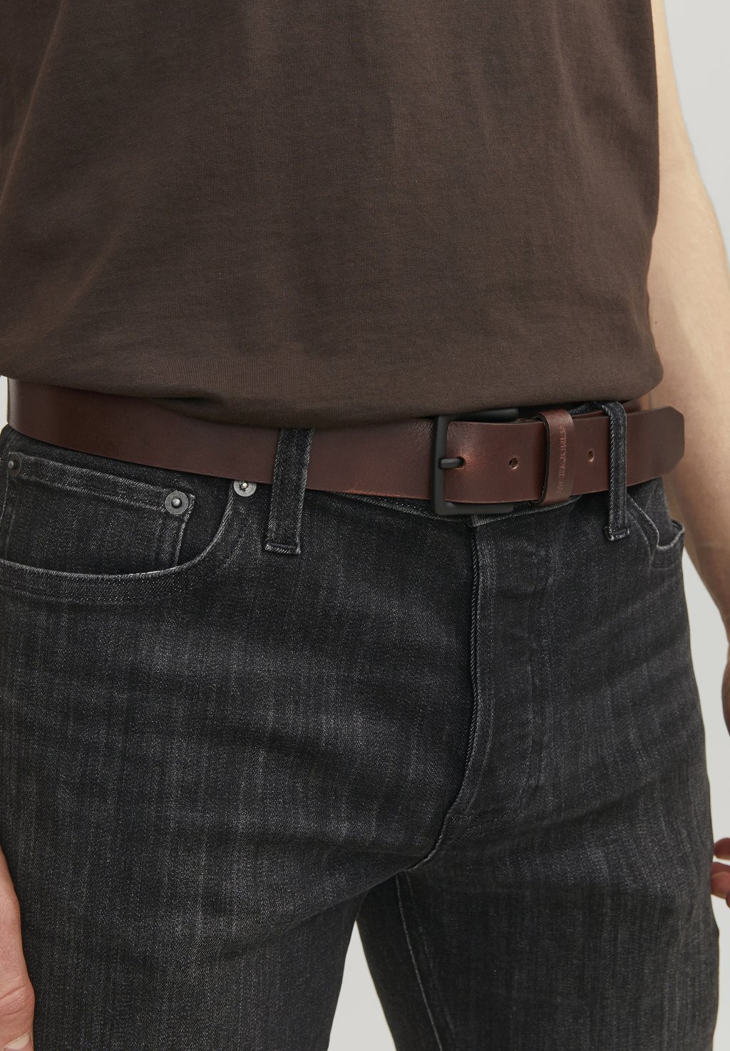 

Ремень JACROMA BELT Jack & Jones, цвет brown stone