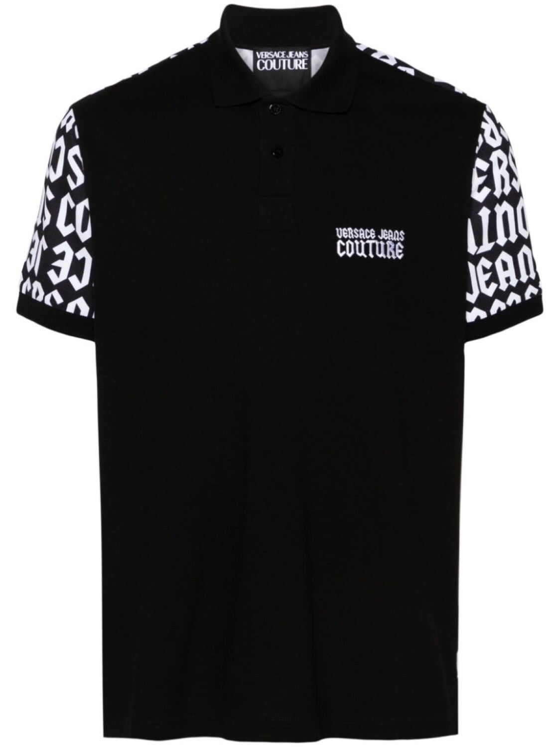 

Versace Jeans Couture рубашка поло Logomania, черный
