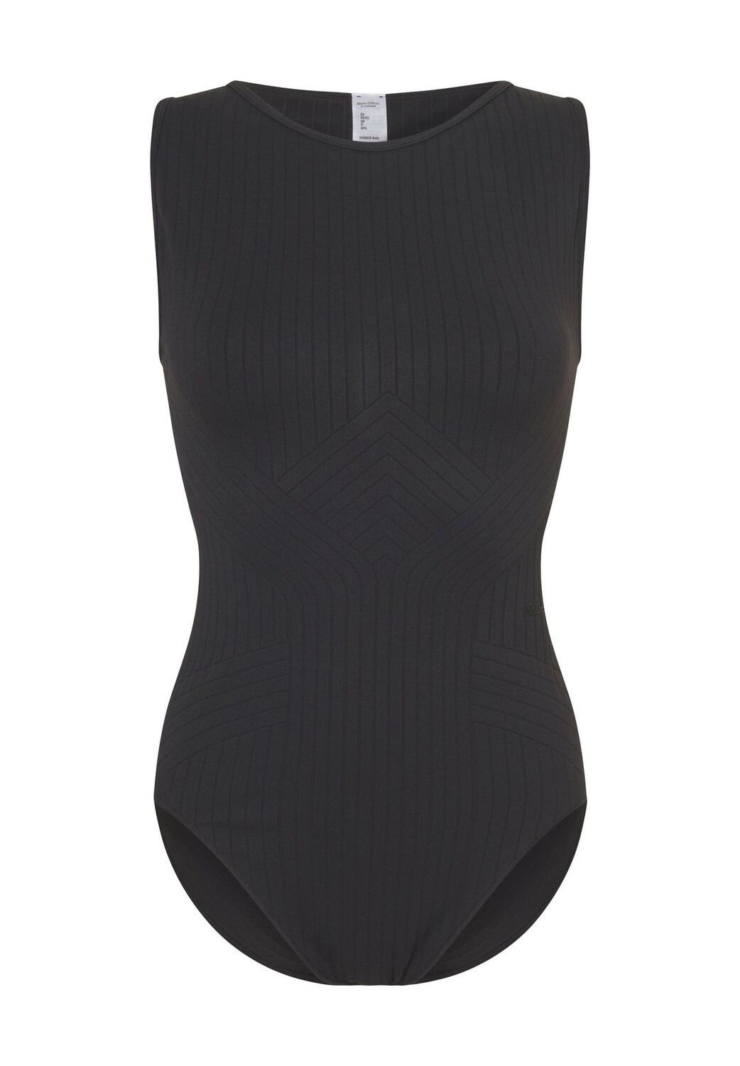 

Боди Athletic Rib Body, эластичное, для женщин Marc O'Polo, черный