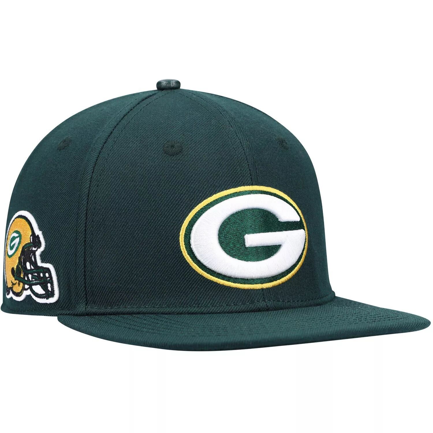 

Мужская кепка Snapback с логотипом Green Bay Packers Pro Standard зеленого цвета II