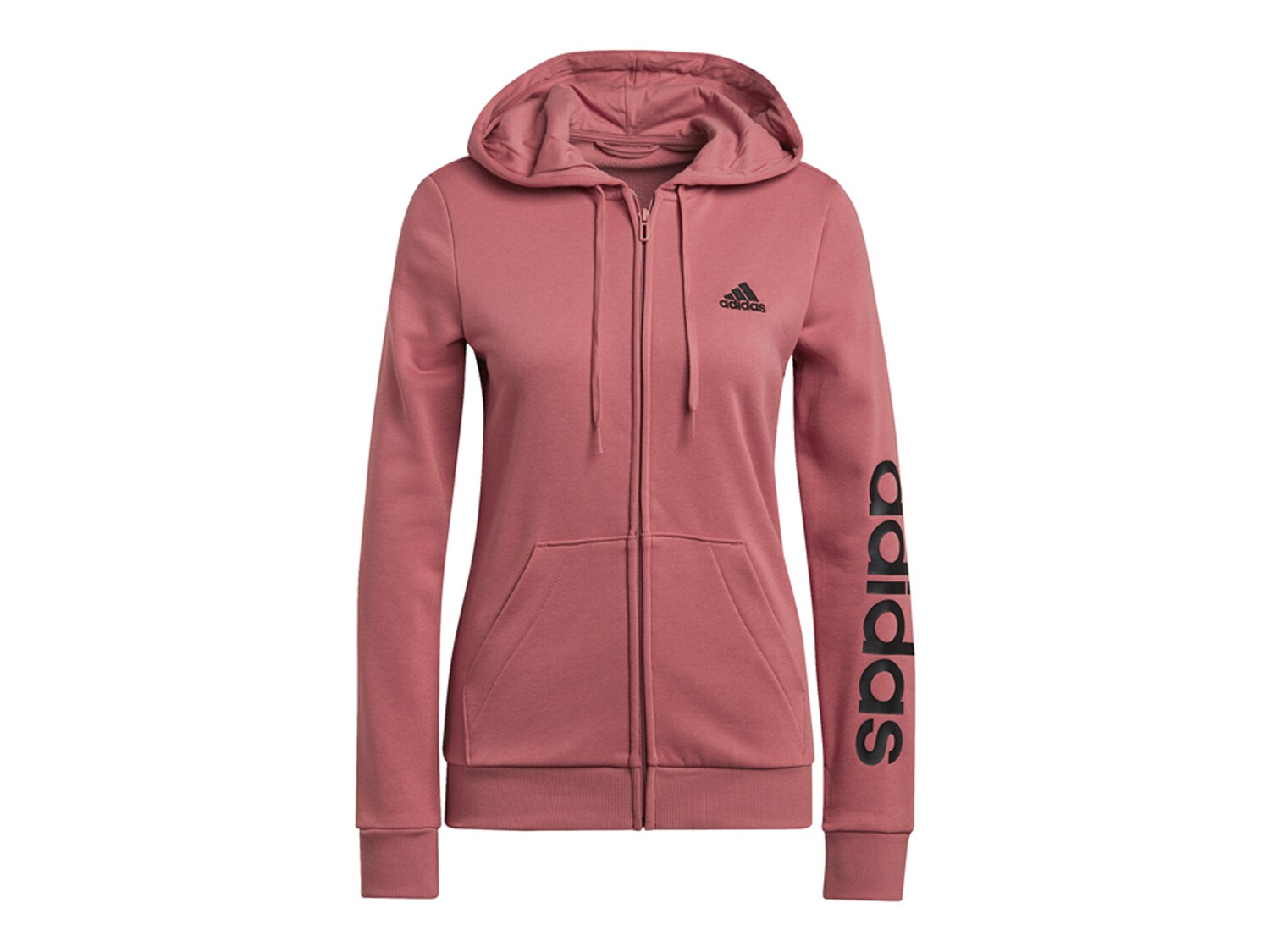 цена Толстовка Adidas Essentials с молнией во всю длину, красный
