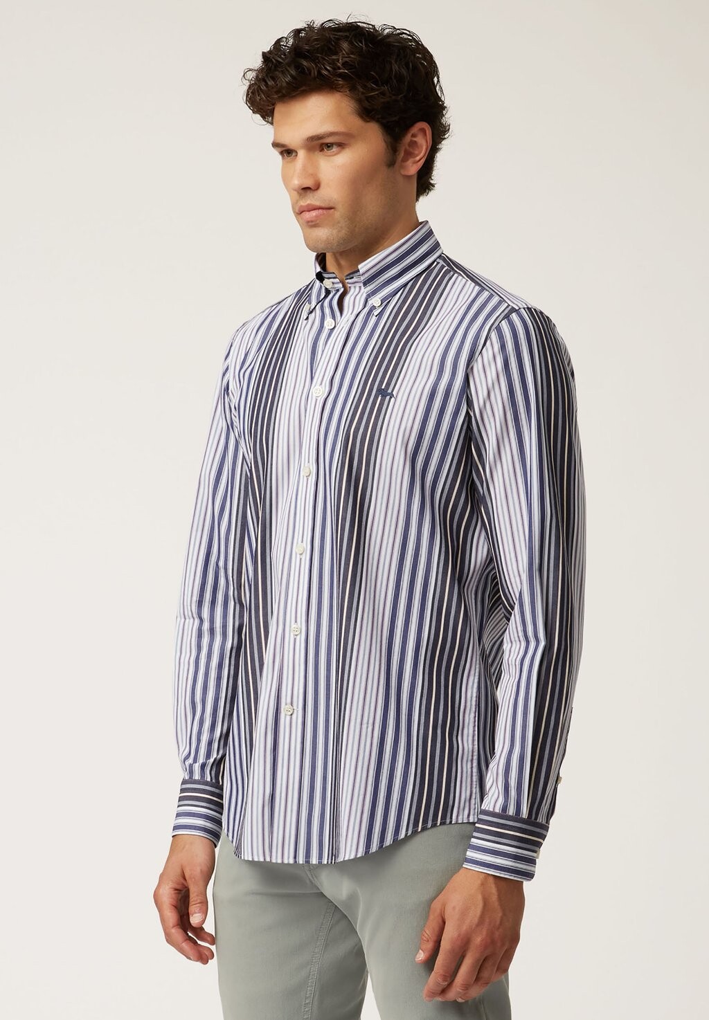 

Рубашка Striped Harmont & Blaine, цвет blu scuro