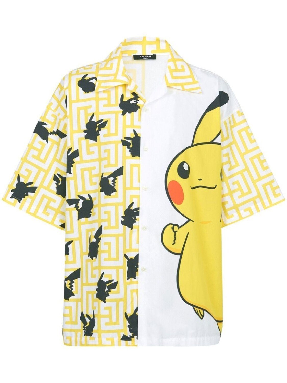 

Balmain рубашка Pokemon с короткими рукавами, желтый