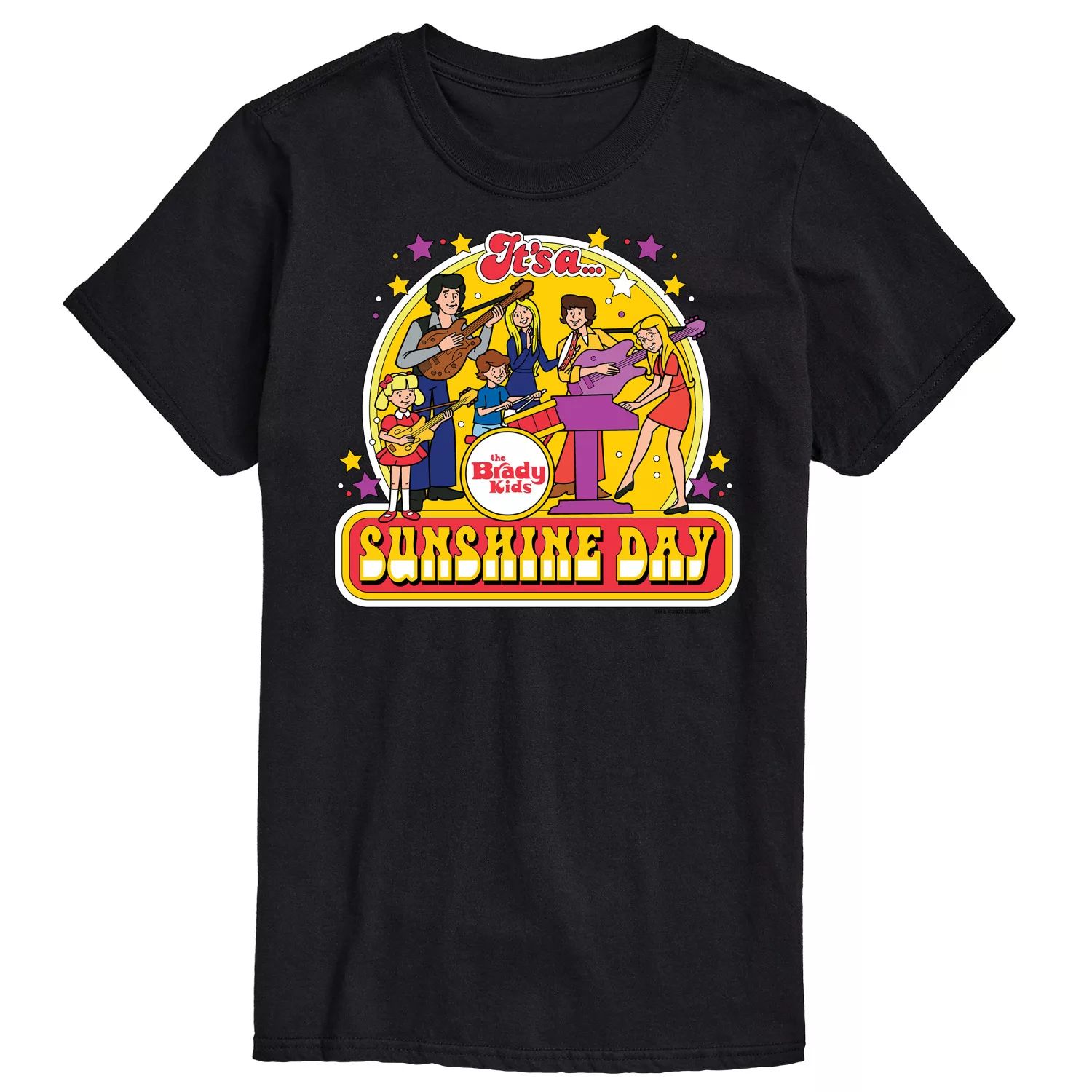 Мужская футболка с рисунком The Brady Bunch Sunshine Day Licensed Character