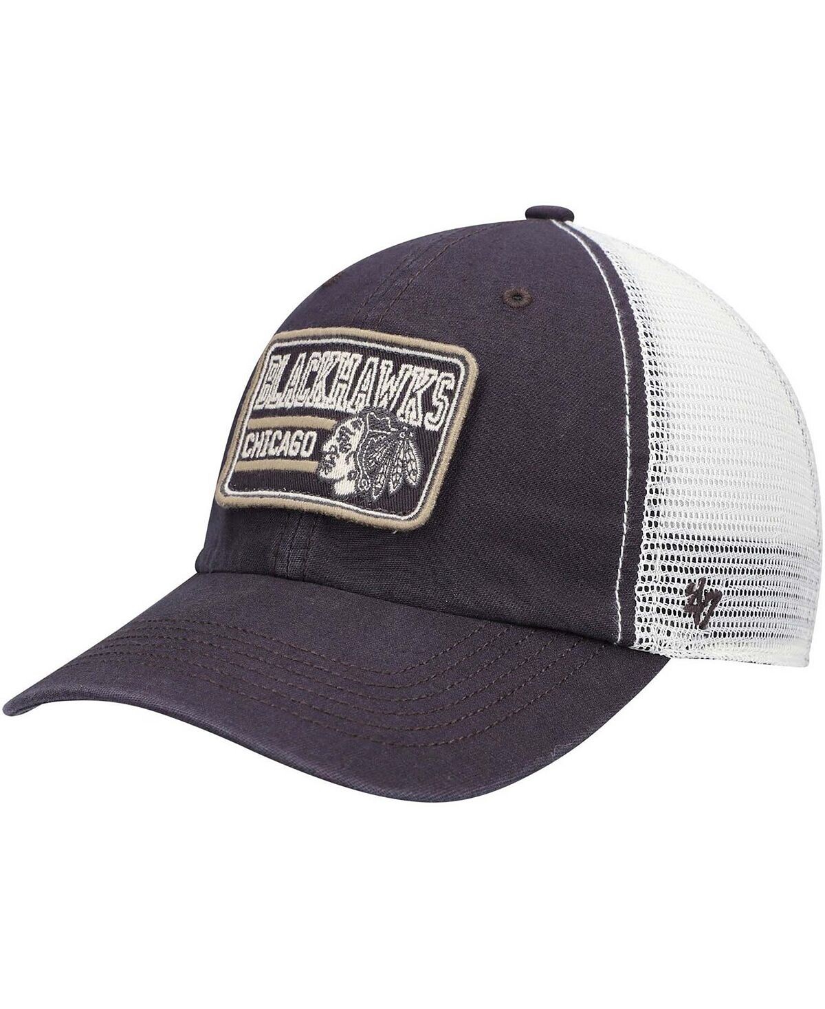 

Мужская темно-серая кепка Chicago Blackhawks Off Ramp Trucker Snapback '47 Brand