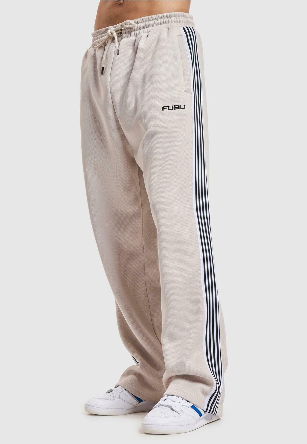 

Спортивные брюки CORPORATE FUBU, кремово-черный