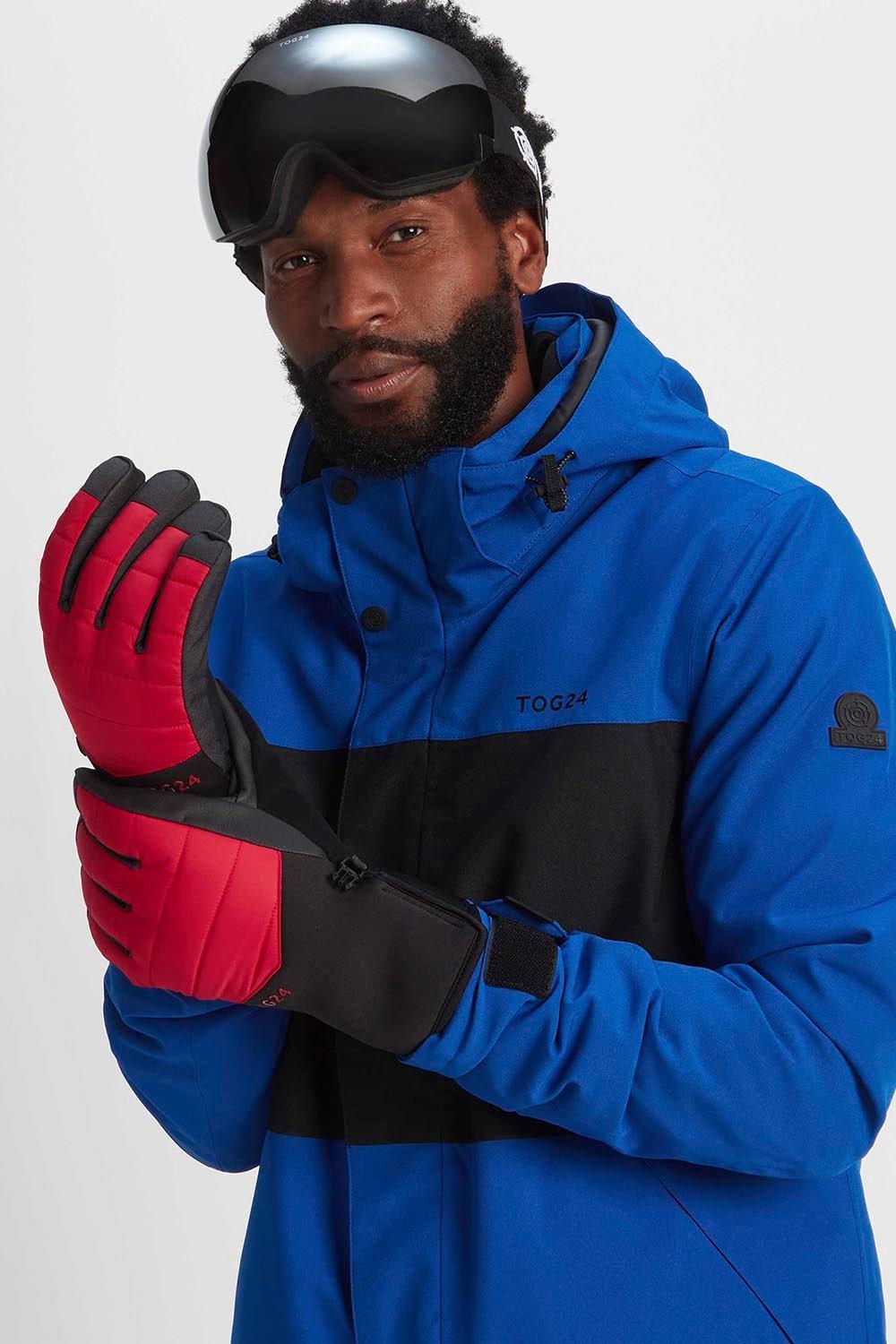 цена Водонепроницаемые лыжные перчатки Adventure TOG24, красный