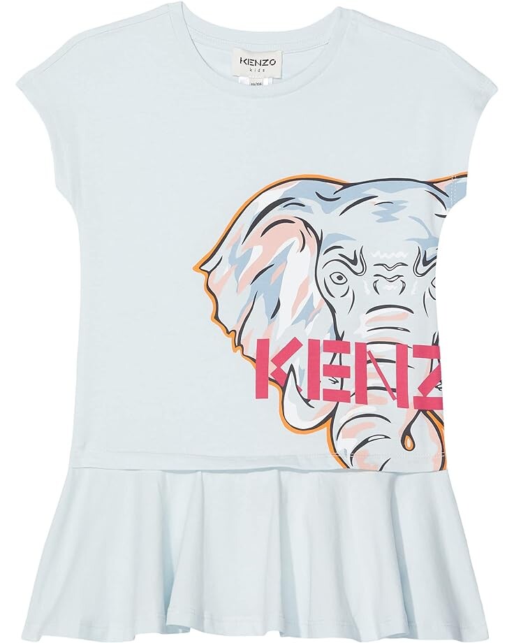 

Платье Kenzo 2-in-1 Effect Dress Elephant Print, цвет Pale Blue