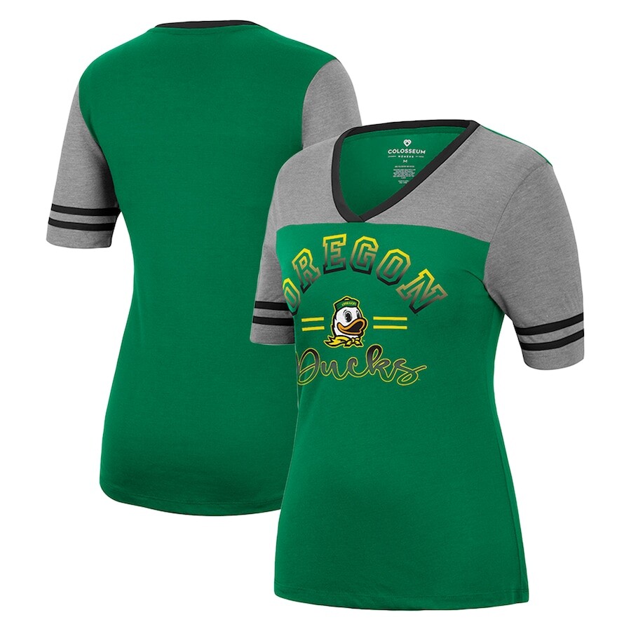 

Футболка с коротким рукавом Colosseum Oregon Ducks, серый