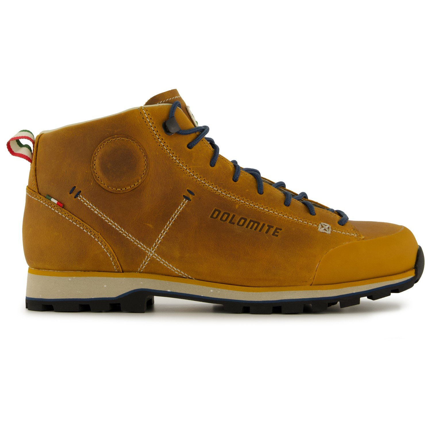 Кроссовки Dolomite Cinquantaquattro Mid Full Grain Leather Evo, цвет Golden Yellow повседневная обувь dolomite cinquantaquattro low full grain leather evo gtx цвет storm grey