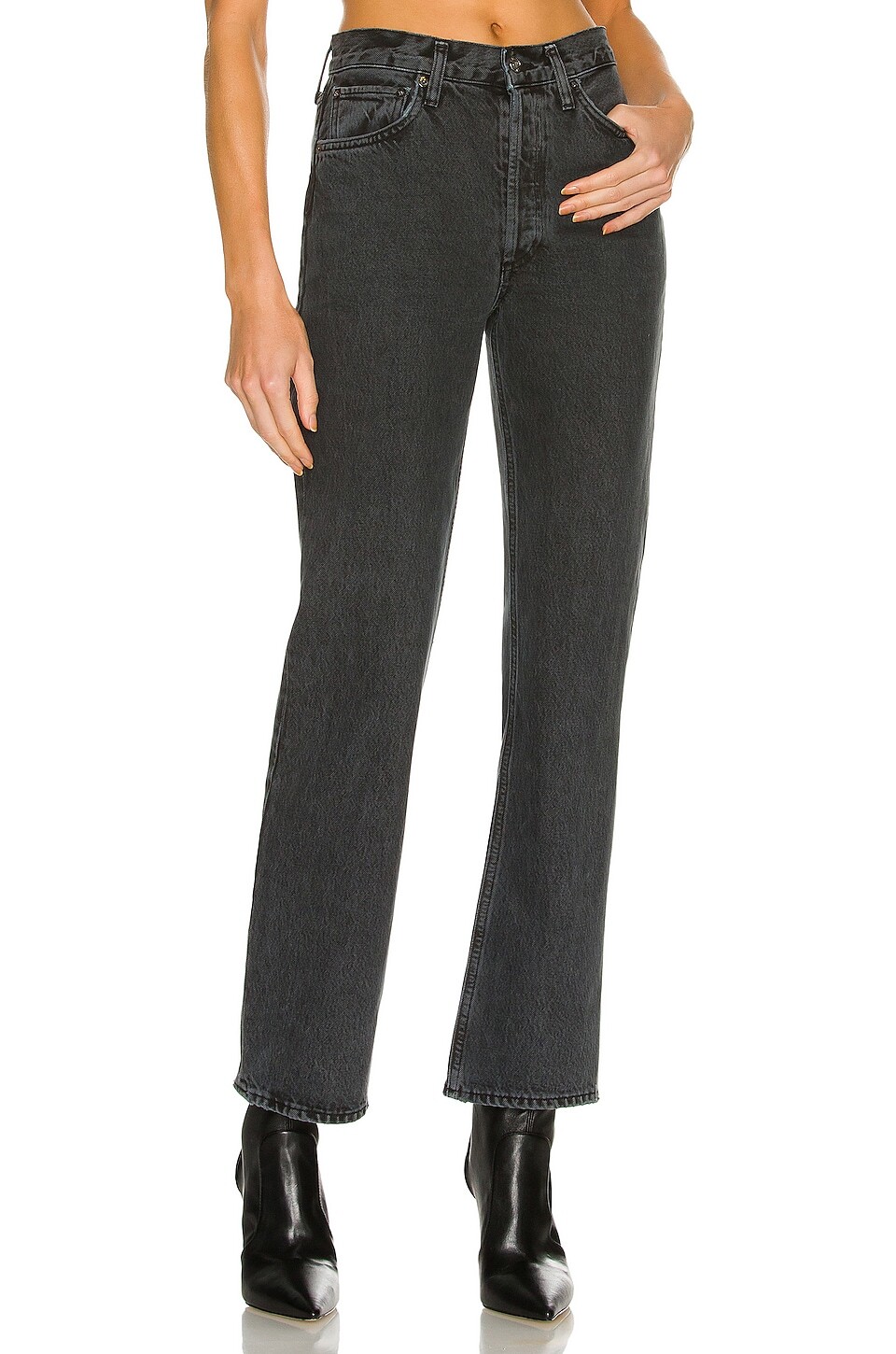 

Ботинки AGOLDE Mid Rise Relaxed, цвет Percolate