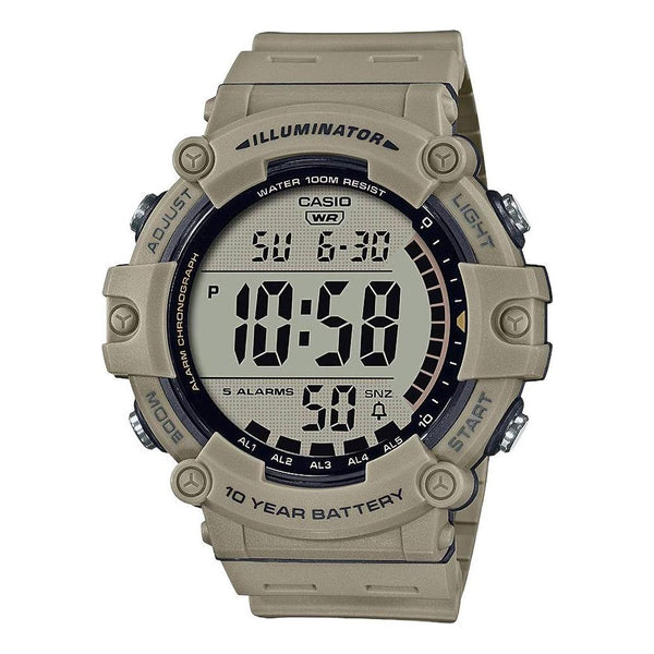 Часы Men's CASIO Khaki Waterproof Quartz Resin Strap Date Display Watch Mens Digital, мультиколор