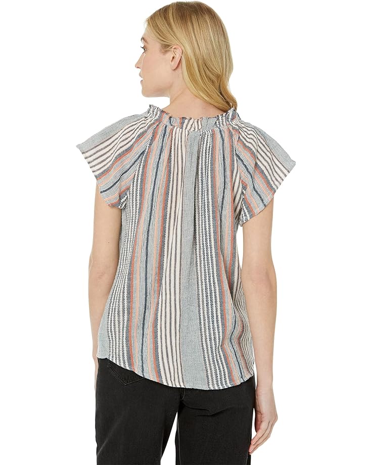 Блуза Dylan by True Grit Rae Down to Earth Stripe Blouse, мульти