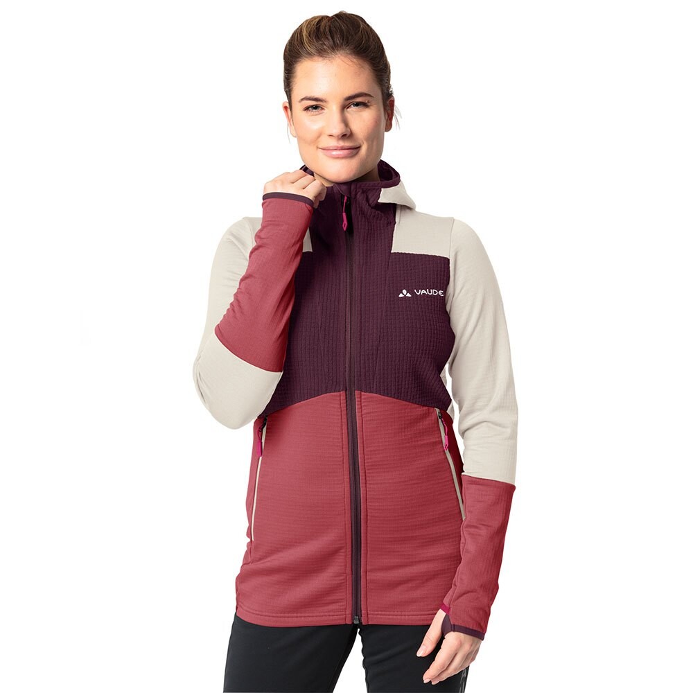 

Толстовка VAUDE Monviso Grid, розовый