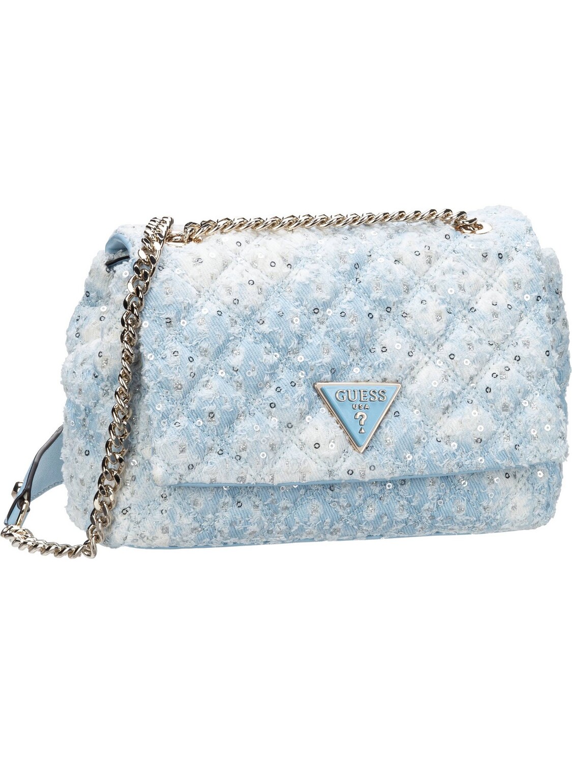 

Сумка через плечо Guess Umhängetasche Rianee Quilt QD 36210, цвет Sky Blue