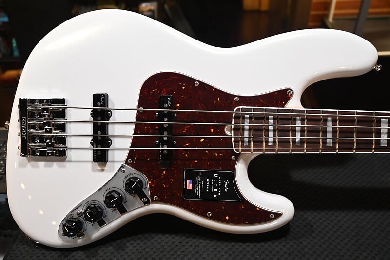 

Басс гитара Fender American Ultra Jazz Bass - Arctic Pearl #5685