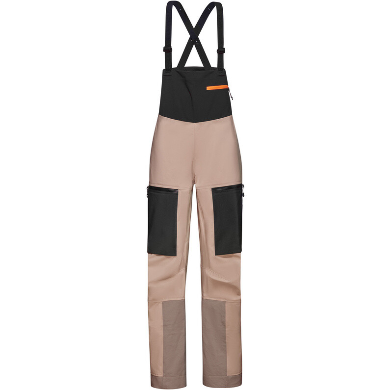 

Женские брюки с нагрудником Eiger Free Pro Hs Mammut, бежевый