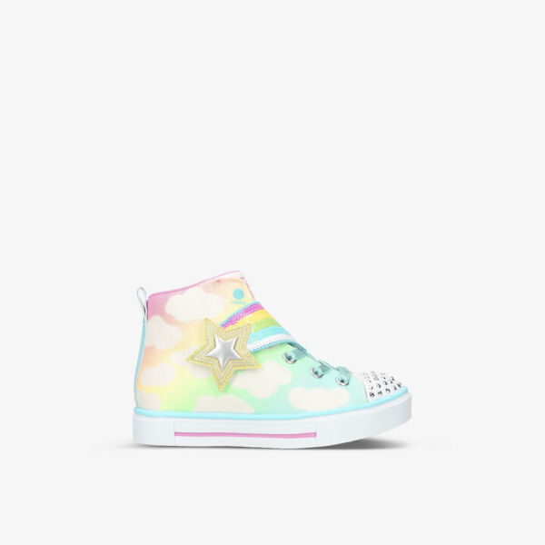 

Высокие плетеные кроссовки Twinkle Sparks Shooting Star для 5–9 лет Skechers, цвет mult/other