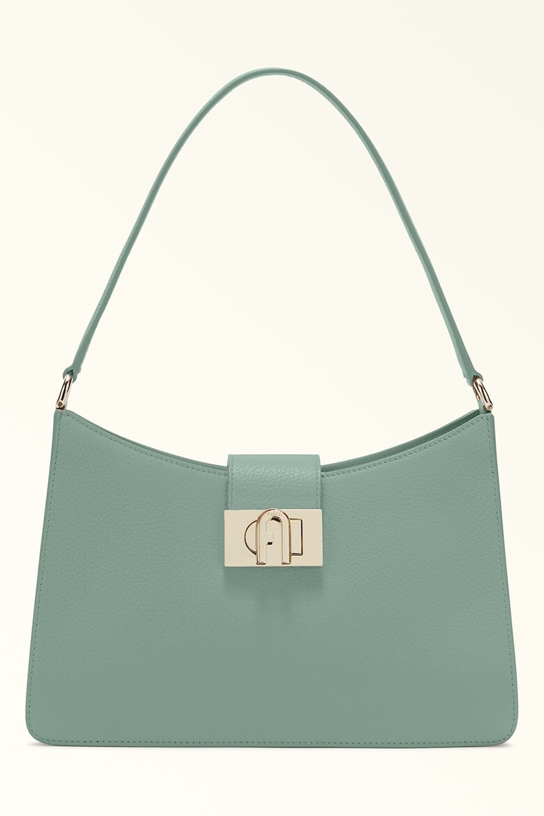 

Кожаная сумка 1927 года с рельефом Furla, зеленый
