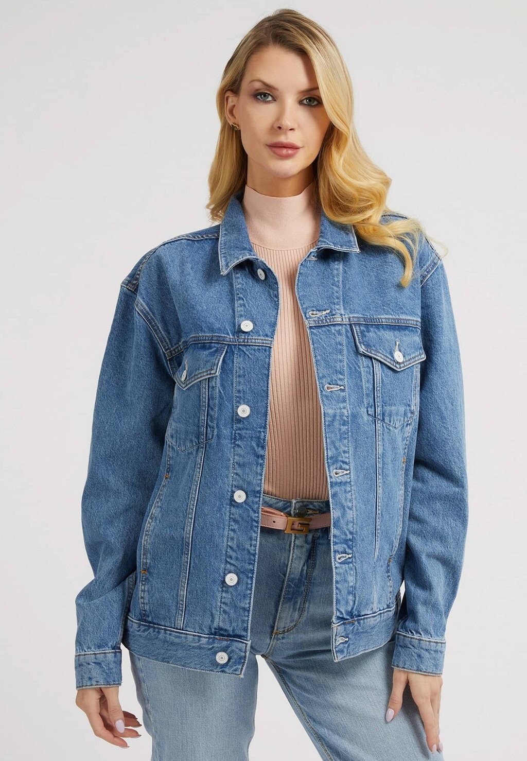 

Джинсовая куртка Guess, синий
