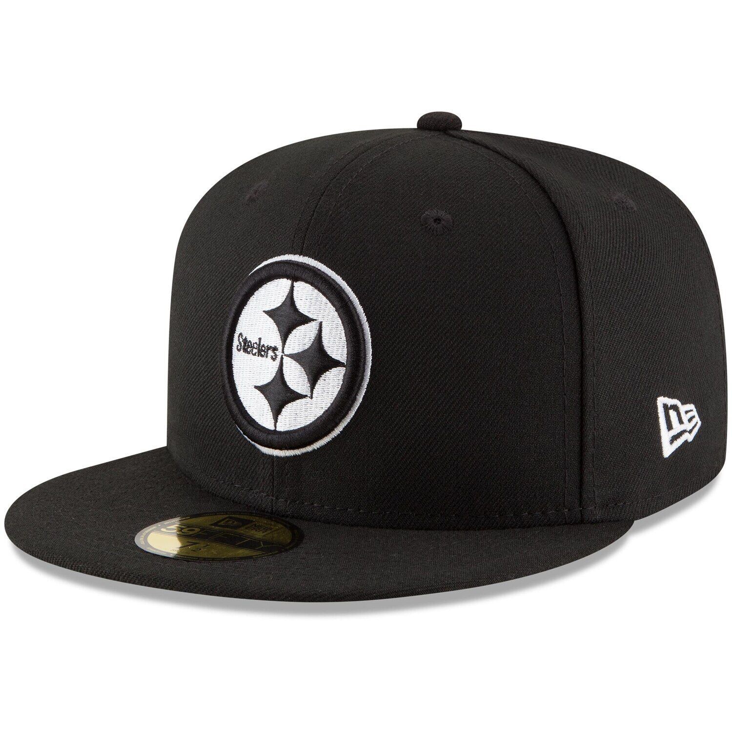 

Черная мужская приталенная кепка New Era Pittsburgh Steelers B-Dub 59FIFTY