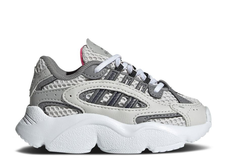 

Кроссовки adidas Ozmillen Elastic Lace I, цвет Grey White Pink