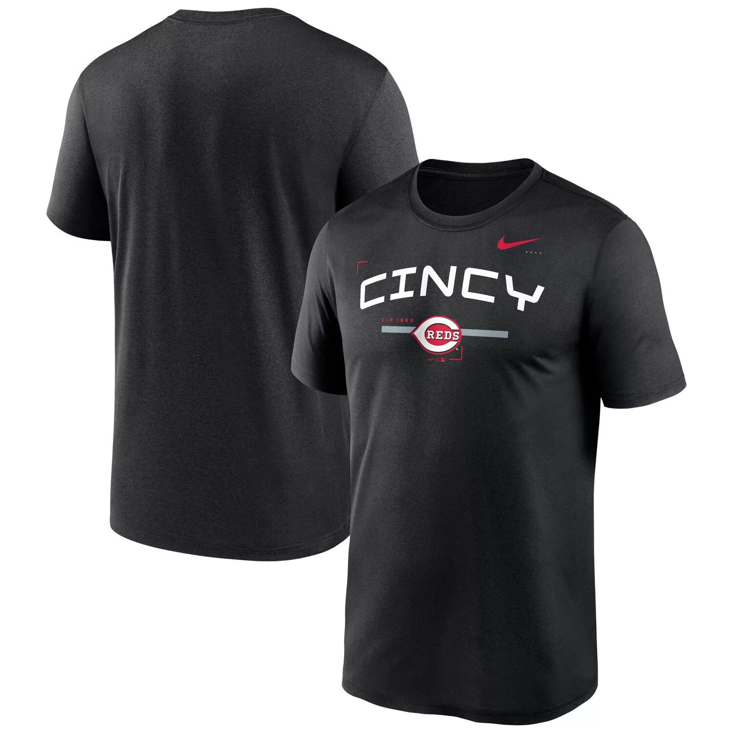 Мужская черная футболка Nike Cincinnati Reds Local Legend