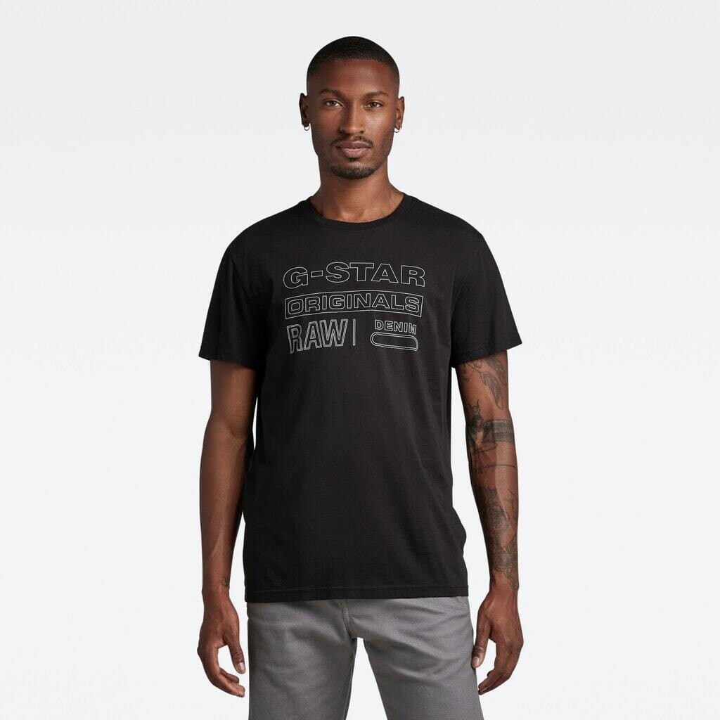 

Футболка G Star Raw, черный черный