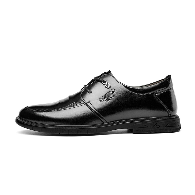 

Туфли мужские низкие черные Cartelo/Catilla Crocodile