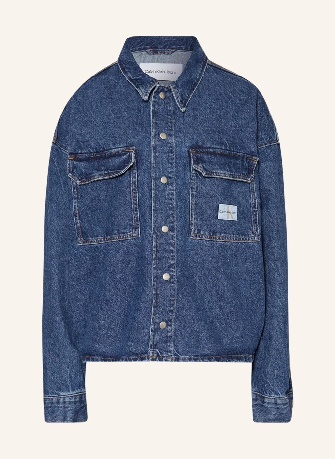 

Рубашка оверсайз из джинсов Calvin Klein Jeans, синий