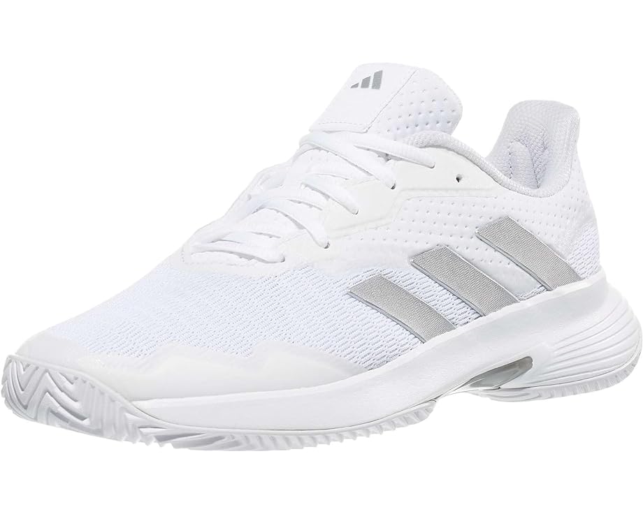 Кроссовки Adidas Court Jam Control, цвет Footwear White/Silver Metallic/Grey One