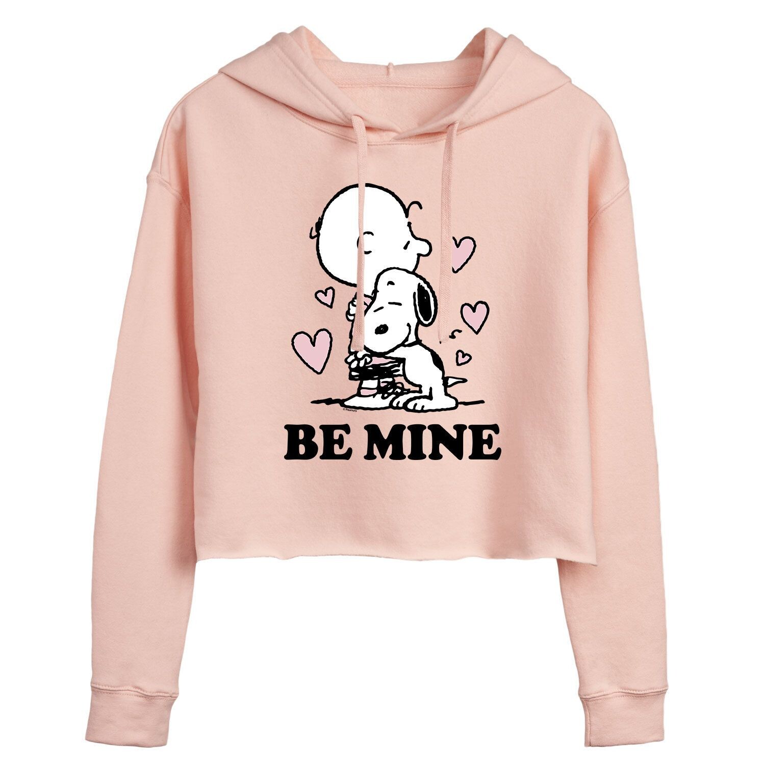 

Укороченное худи с рисунком Peanuts для подростков "Be Mine" Licensed Character