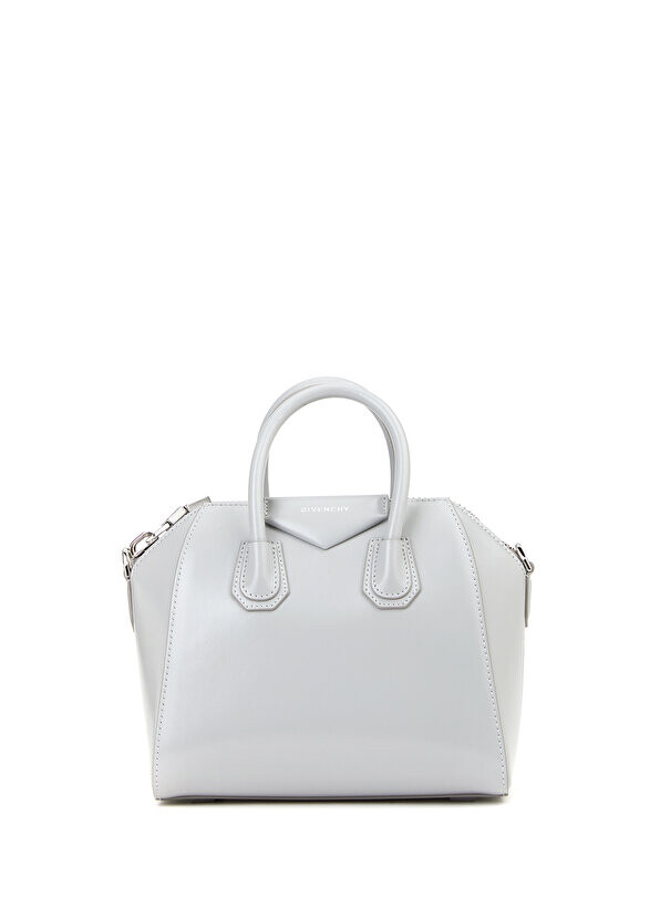 

Antigona mini серая женская кожаная сумка Givenchy