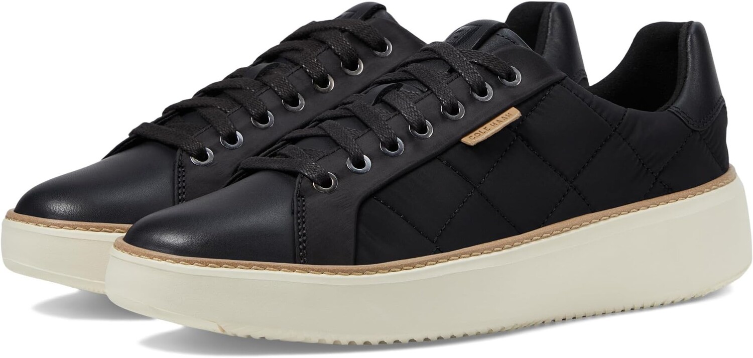 

Кроссовки Grandpro Topspin Puffer Sneaker Cole Haan, цвет Black/Latte/Ivory, Черный