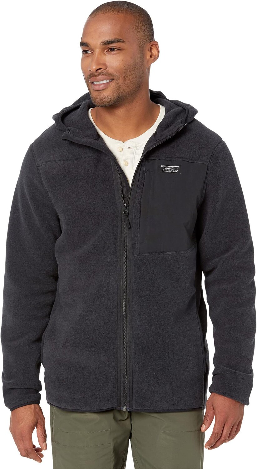 

Толстовка Mountain Classic Fleece Hoodie - Tall L.L.Bean, черный