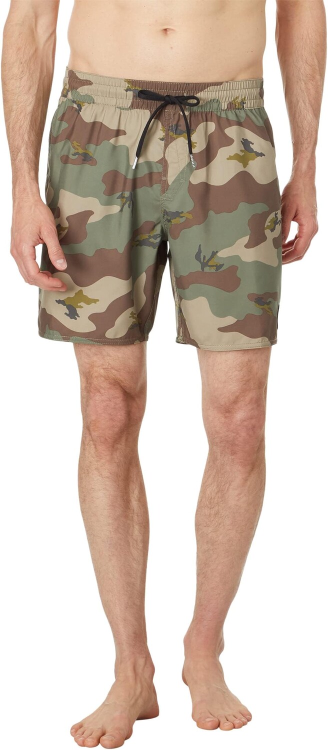 

Боксы 17 дюймов с центральным принтом Volcom, цвет Camouflage