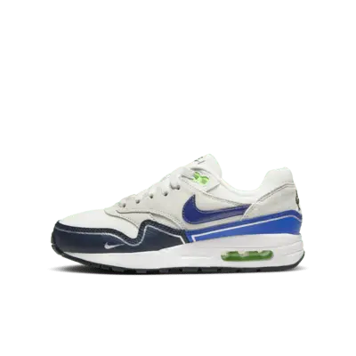 

Кроссовки Nike Air Max 1, цвет Summit White/Photon Dust/Hyper Royal/Obsidian