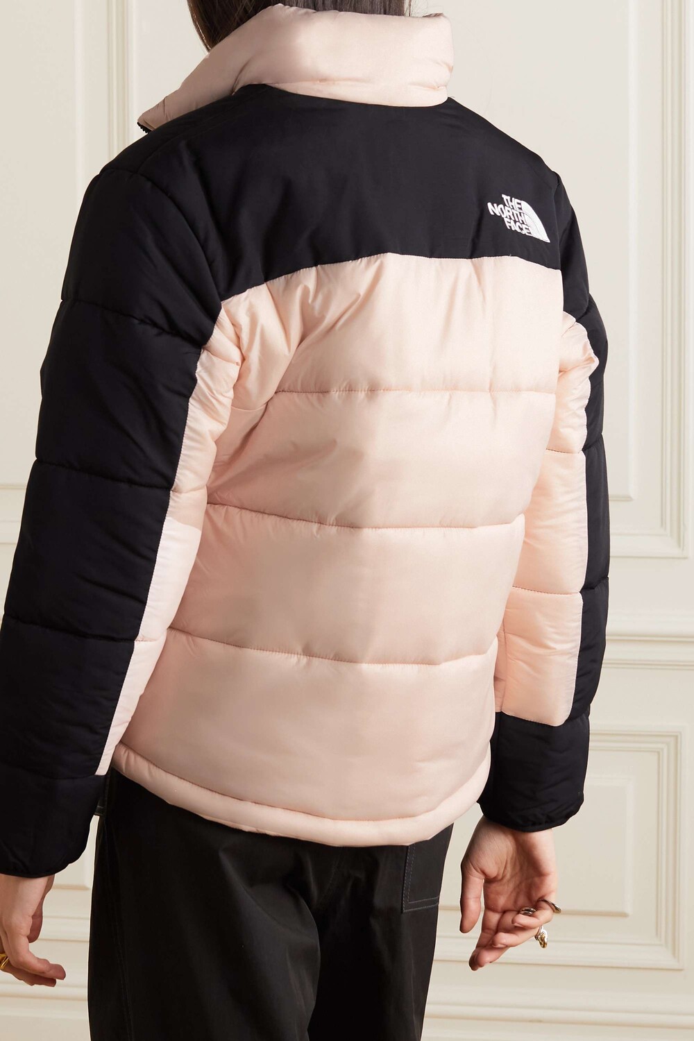 

THE NORTH FACE Гималайская двухцветная стеганая куртка из переработанного материала, розовый