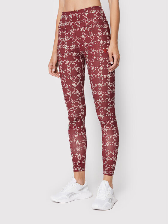 

Леггинсы узкого кроя Guess, красный