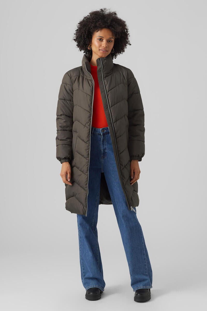 

Длинное пуховое пальто Vero Moda, черный